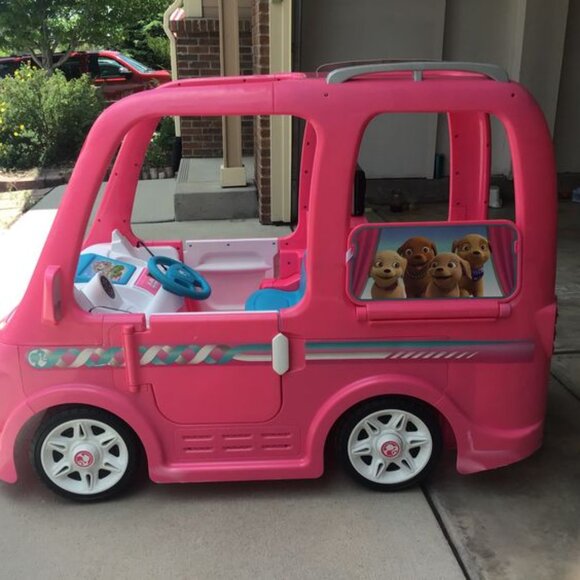 SOLD! Barbie Dream Camper Power Wheels - Picture 3 of 16